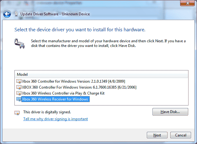 Microsoft xbox 360 controller driver settings windows 10